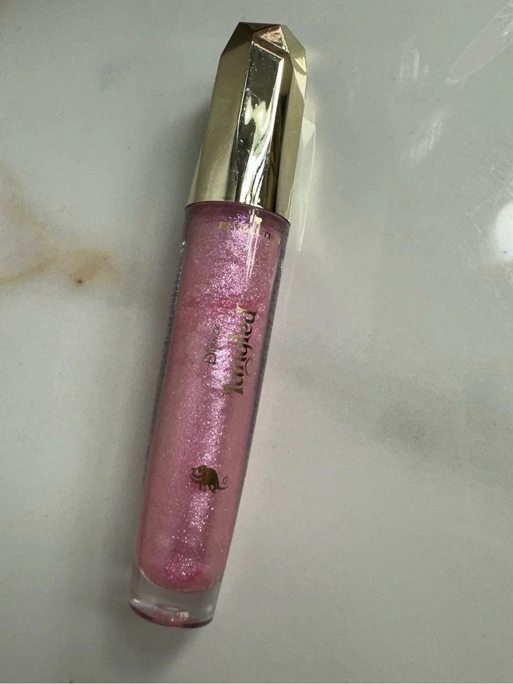 Revolution Tangled Shimmer Lip Gloss — Pink